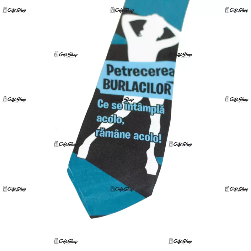 Petrecerea burlacilor, cravata cu mesaj